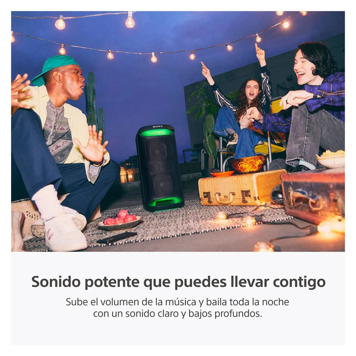 SONY - PARLANTE BLUETOOTH SONY SRS-XV500 CON MEGA BASS FIESTAS