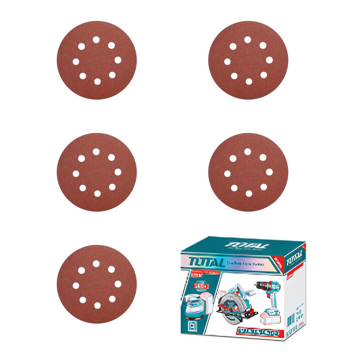 TOTAL TOOLS - Combo Taladro 76Nm + Lijadora Orbital 5''+ Sierra Circular 7-1/4 20v Total