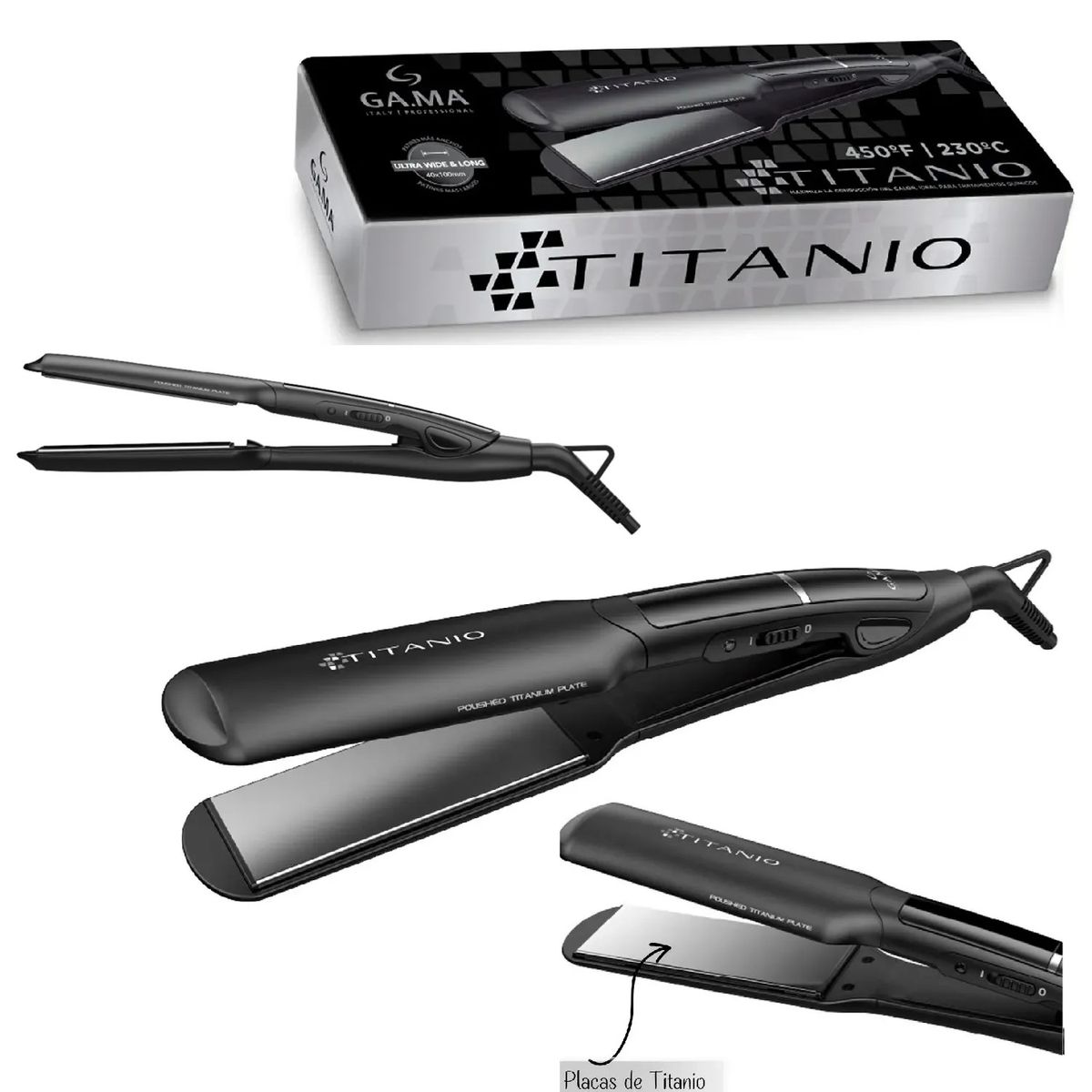 Gama - Alisadora X-wide Titanio BECHS0000002724