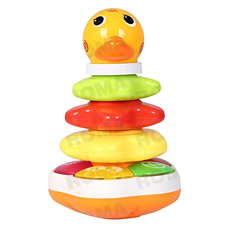 GENERICO - AROS APILABLES PATO LEARNING FUN - JUEGO DIDÁTICO