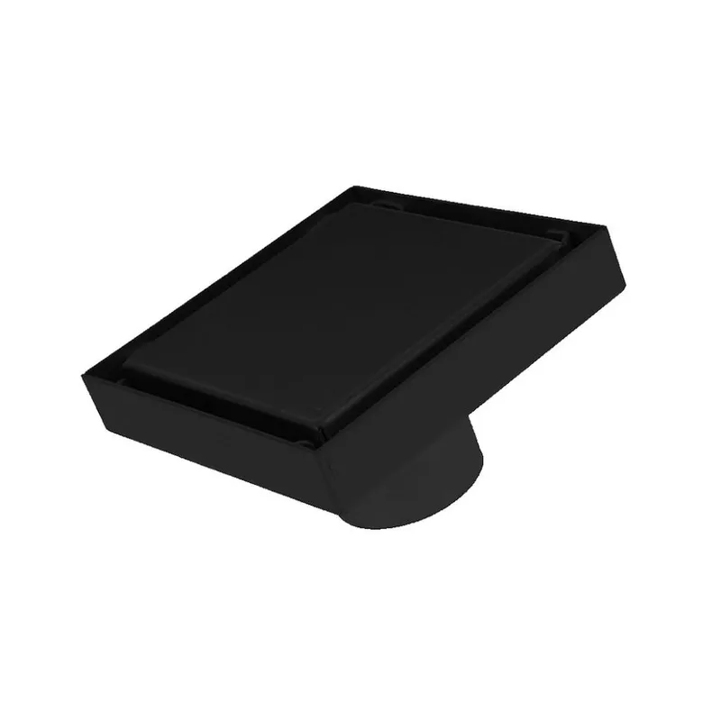 XM - Sumidero 10 x 10 Negro Mate Acero inoxidable 304