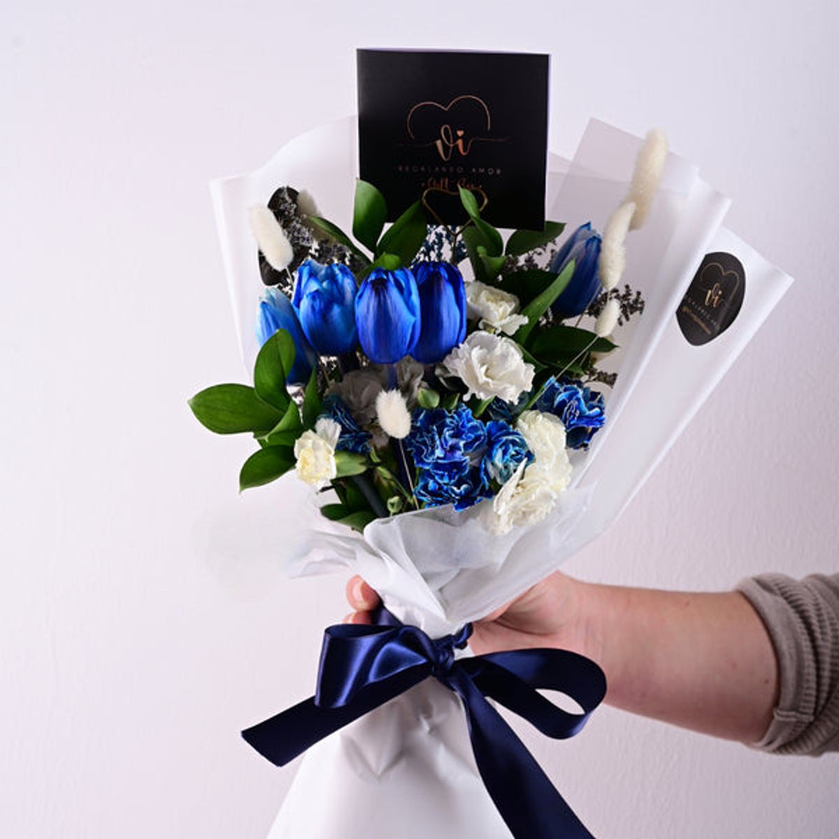 GENERICO - Ramo Azulea - Tulipanes Azules -  Ramo de Flores