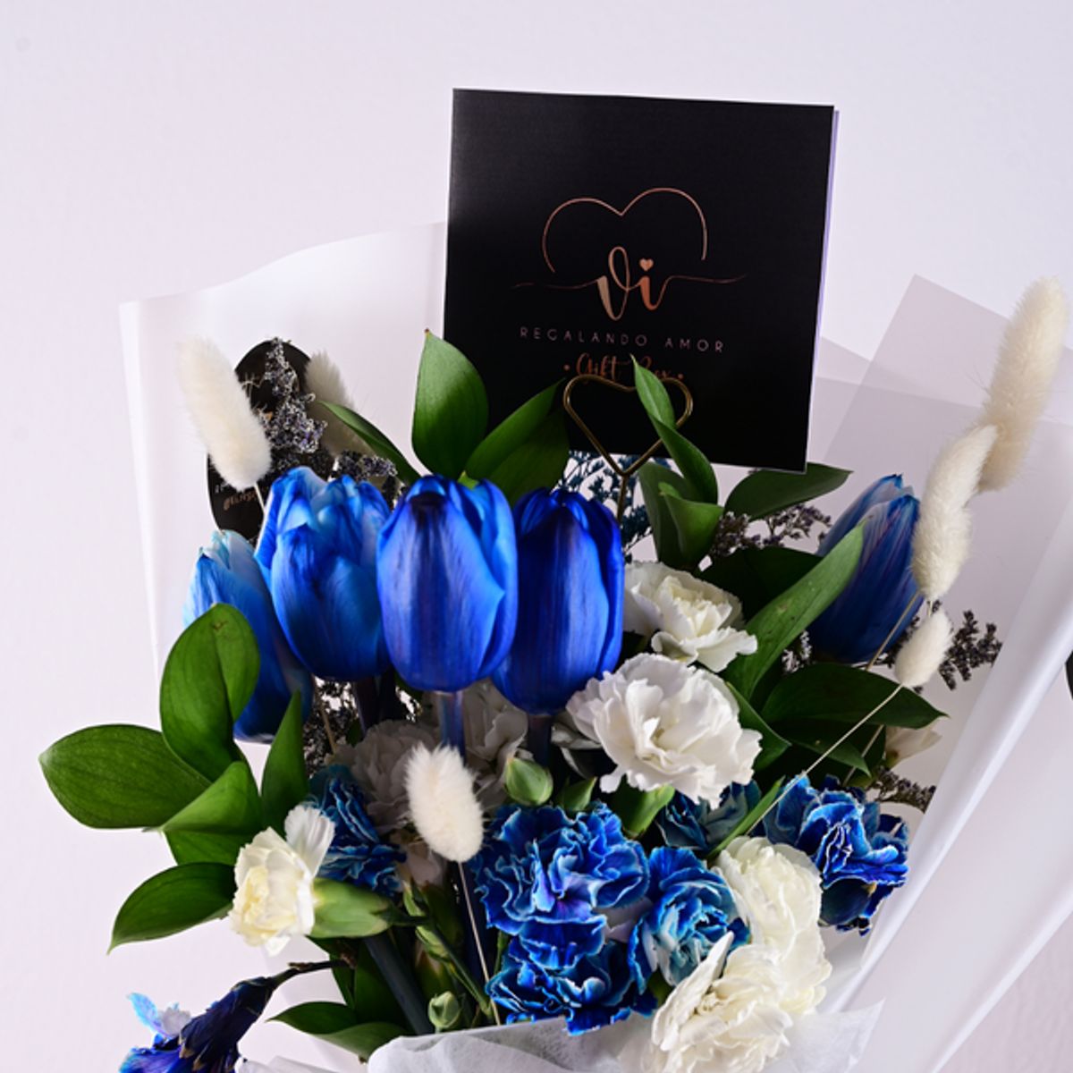 GENERICO - Ramo Azulea - Tulipanes Azules -  Ramo de Flores