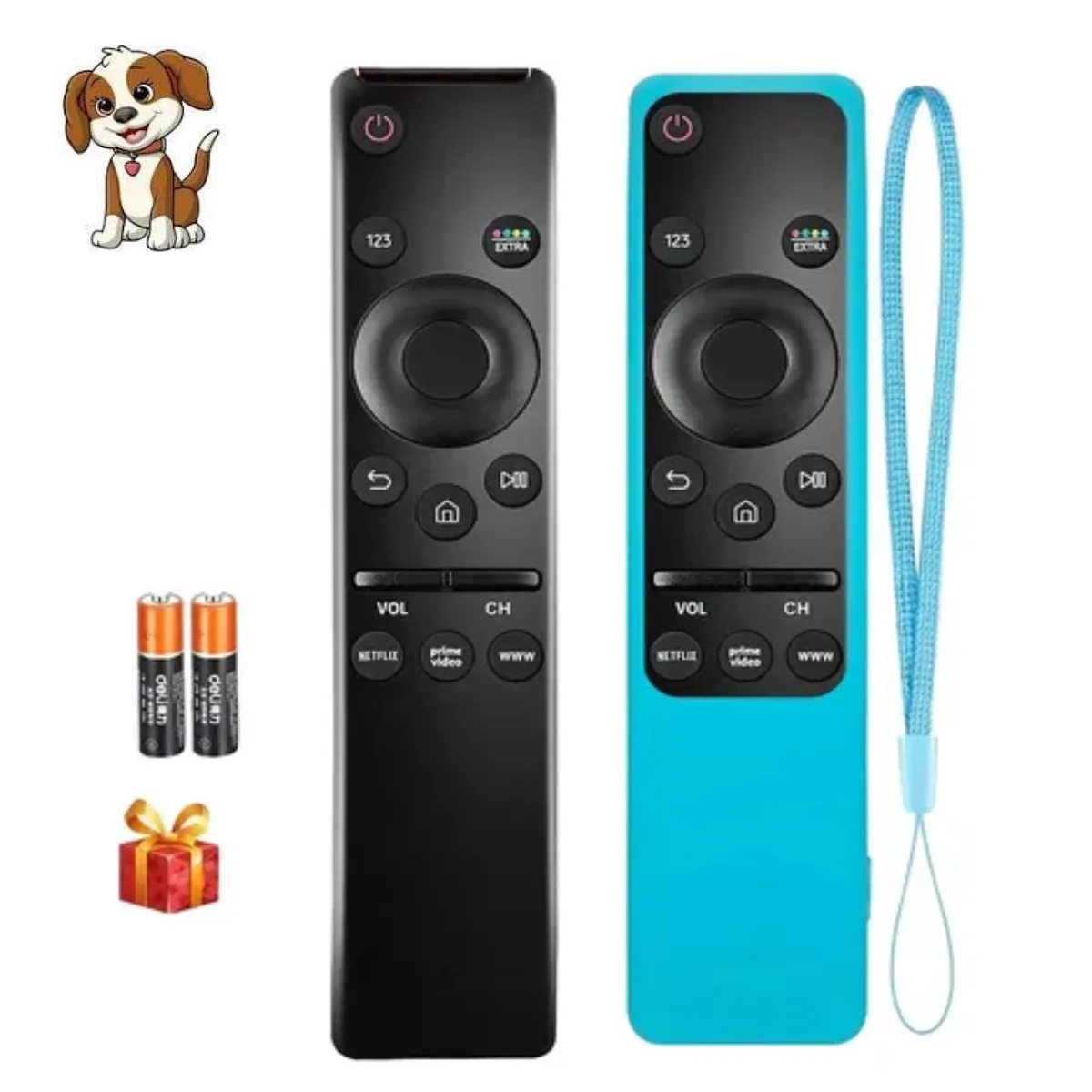 GENERICO - Control Remoto Para Samsung Tv Bn5901330a Netlfix+funda+pila