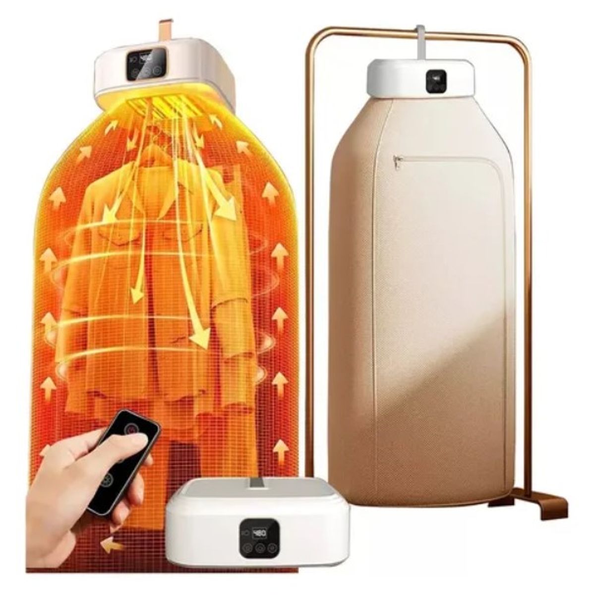 CES - SECADORA ROPA ELECTRICA PORTATIL ELIMINA HUMEDAD AIRE CALIDO