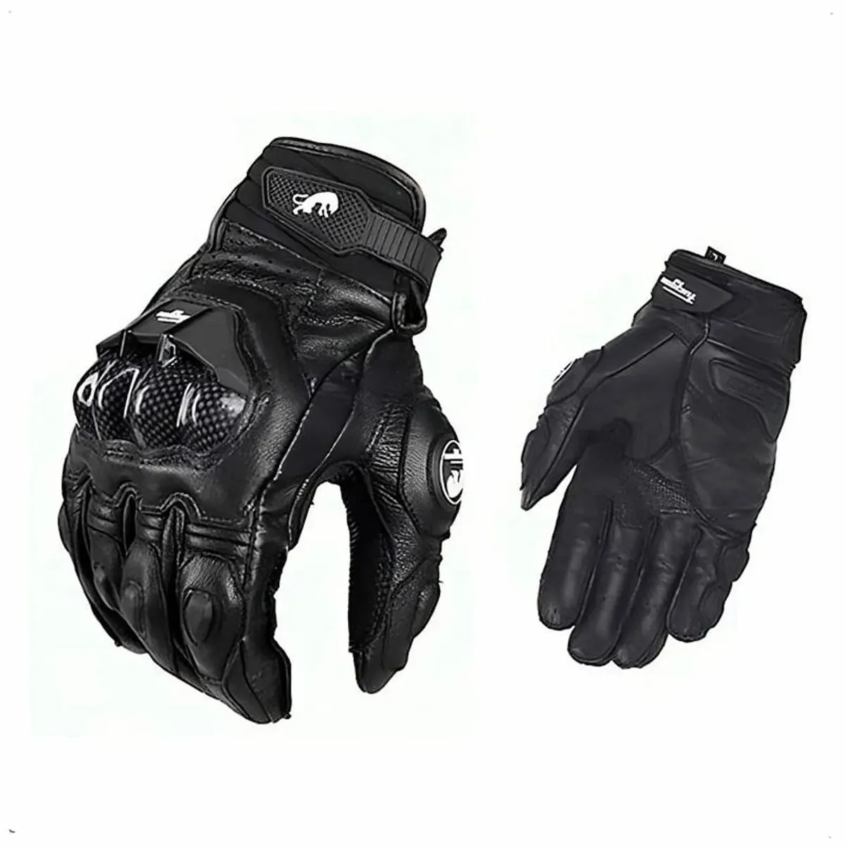 GENERICO - GUANTE DE CUERO FURYGAN NEGRO TALLA L