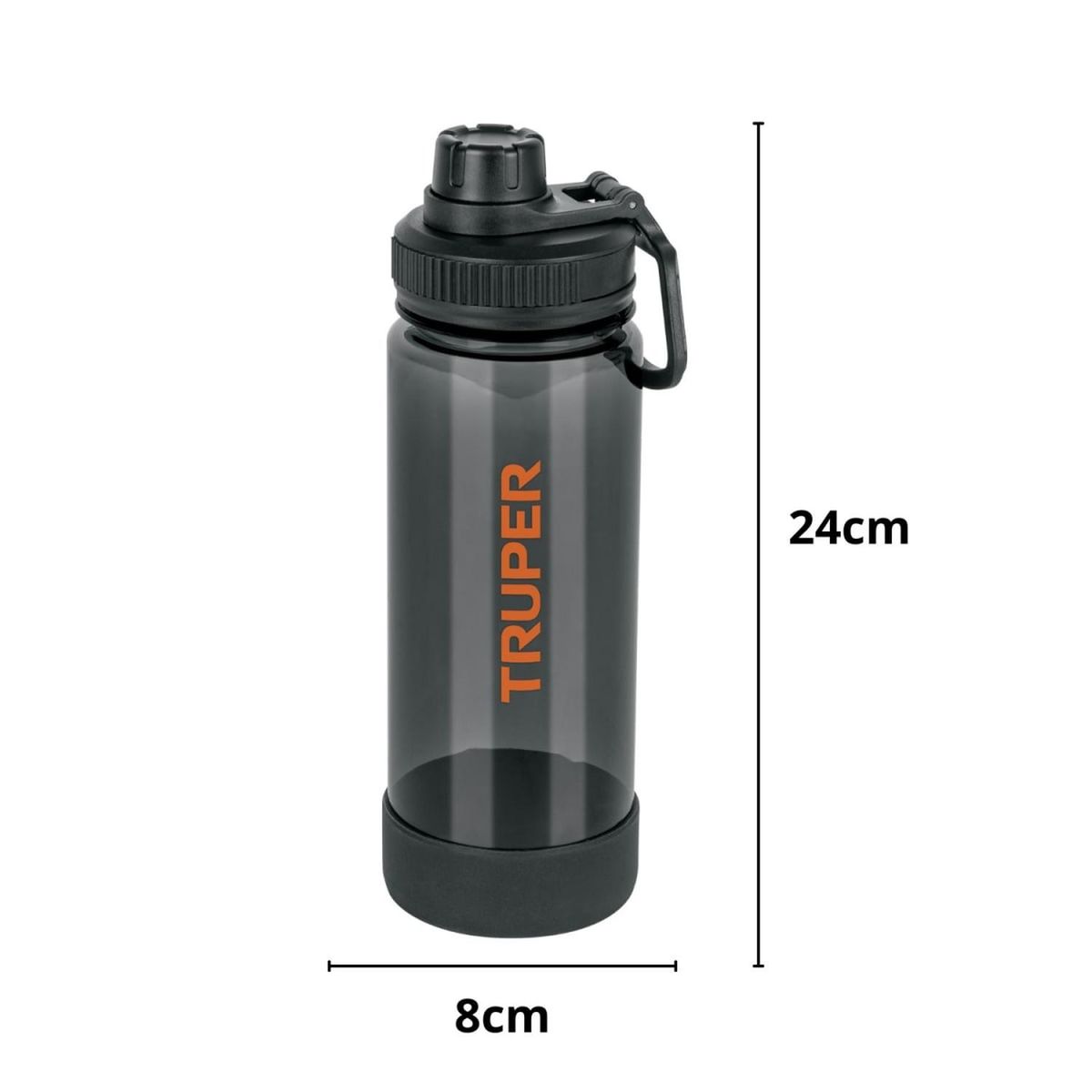 TRUPER - Tomatodo de plástico de 740 ml, Black Edition Truper 
