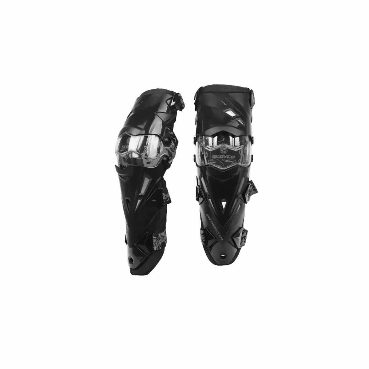SCOYCO - Rodilleras Articulables Protectoras Scoyco K12 Negro