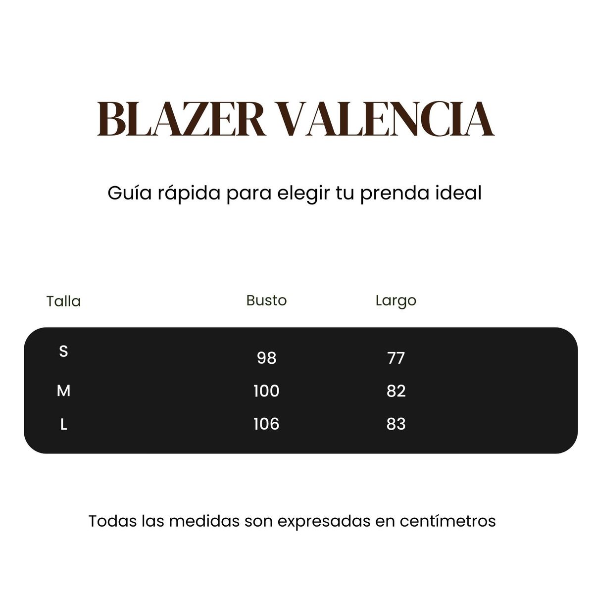 AMARELLY - BLAZER PARA MUJER VALENCIA