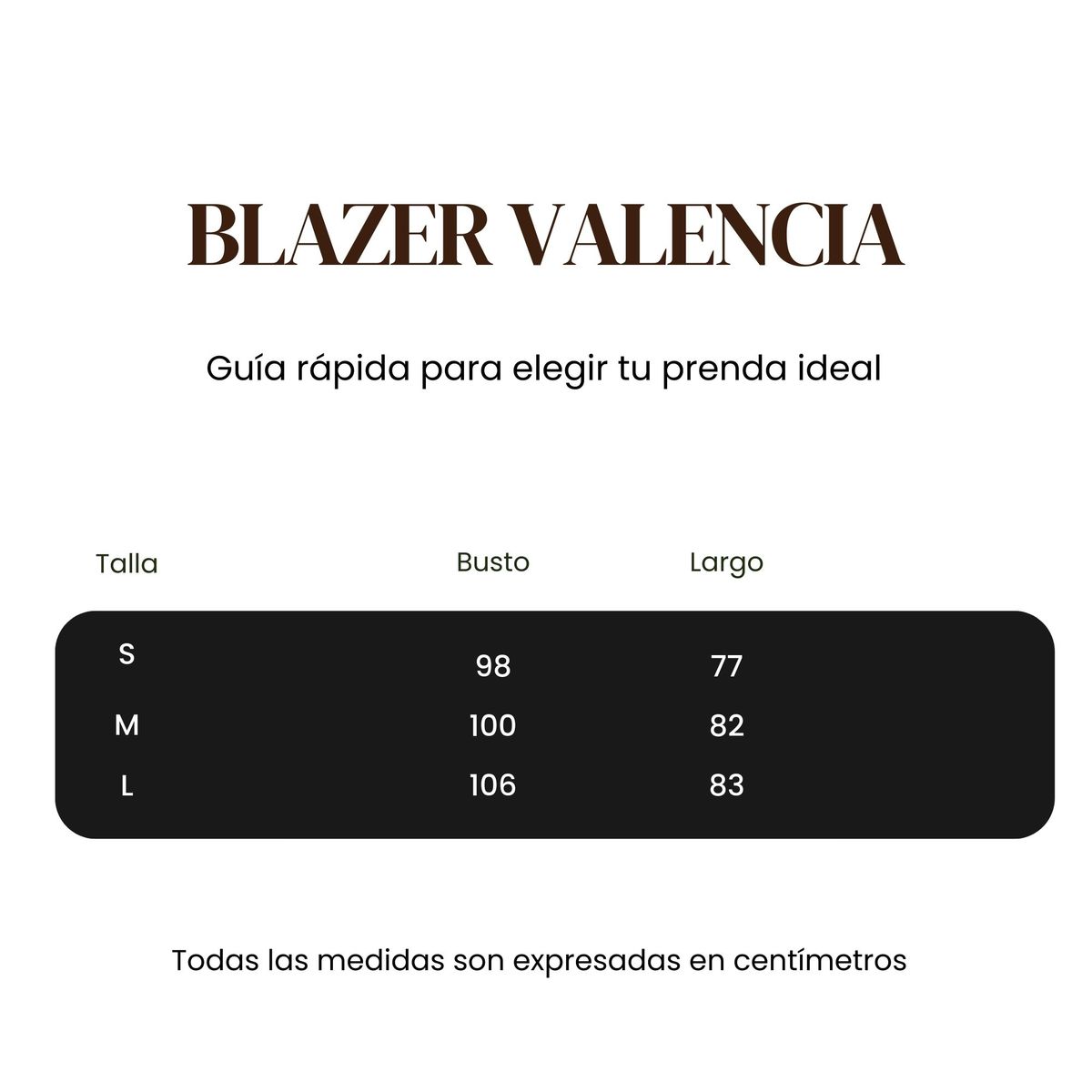 AMARELLY - BLAZER PARA MUJER VALENCIA