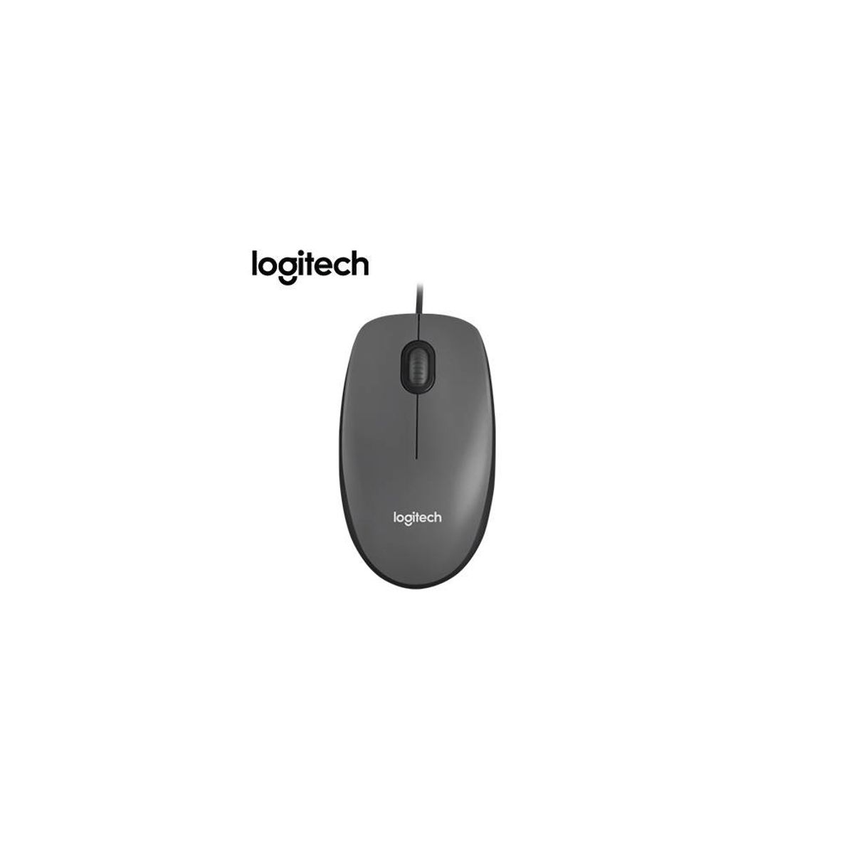 LOGITECH - Mouse Logitech M90 Usb 1000 Dpi Negro-Gris