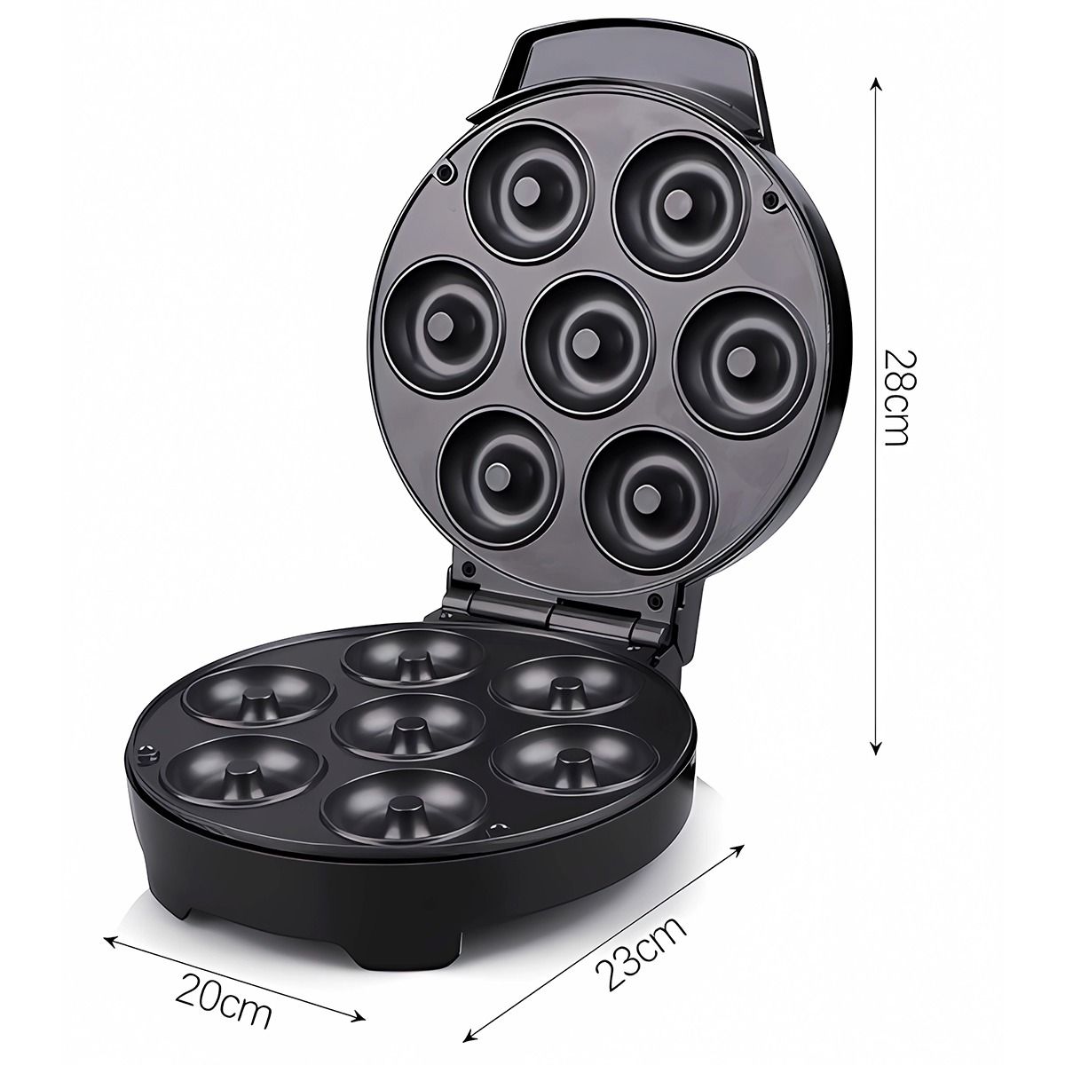 GENERICO - Maquina para hacer mini donas 7 comparticiones