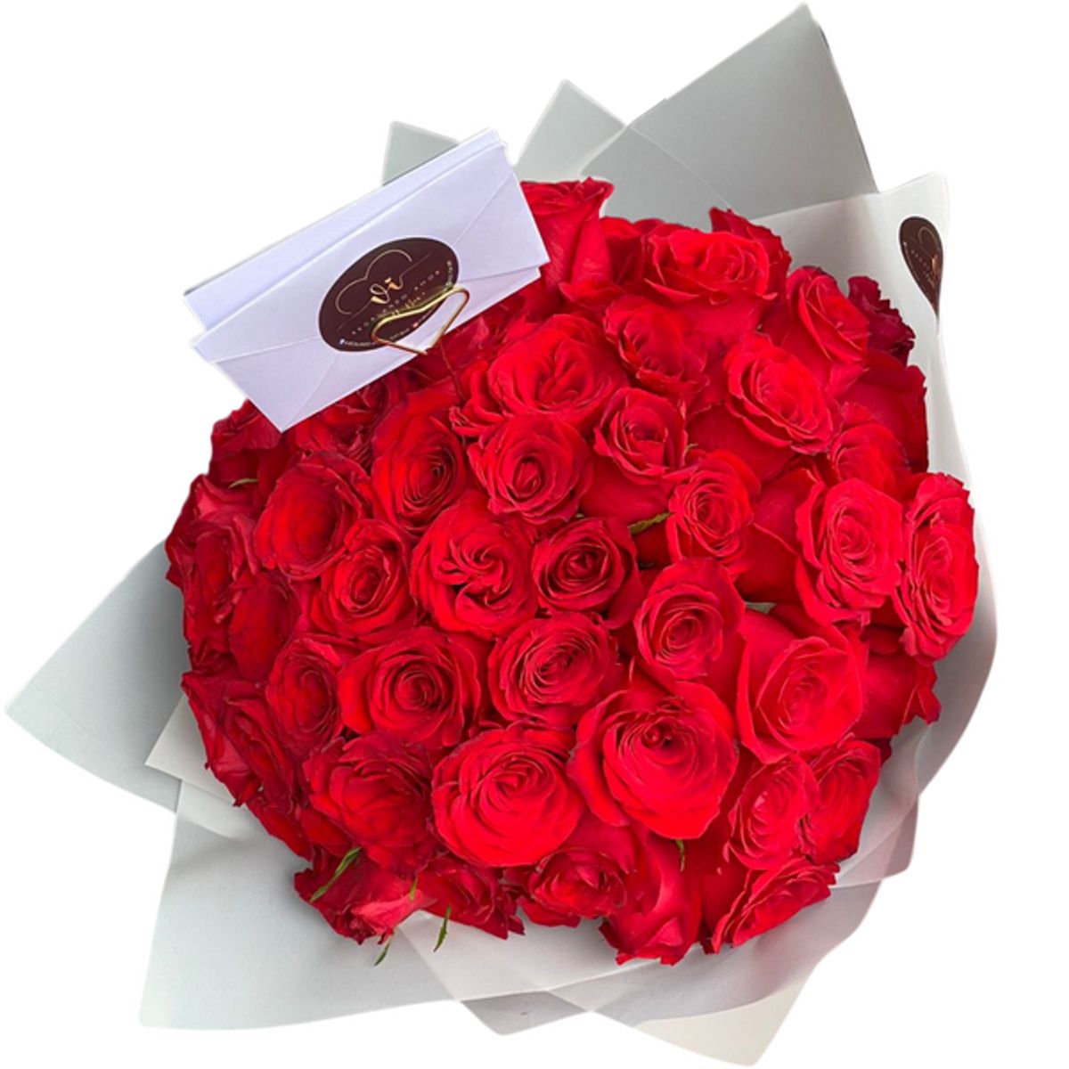 GENERICO - Ramo de 100 Rosas Rojas -  Ramo de Flores - Buchon