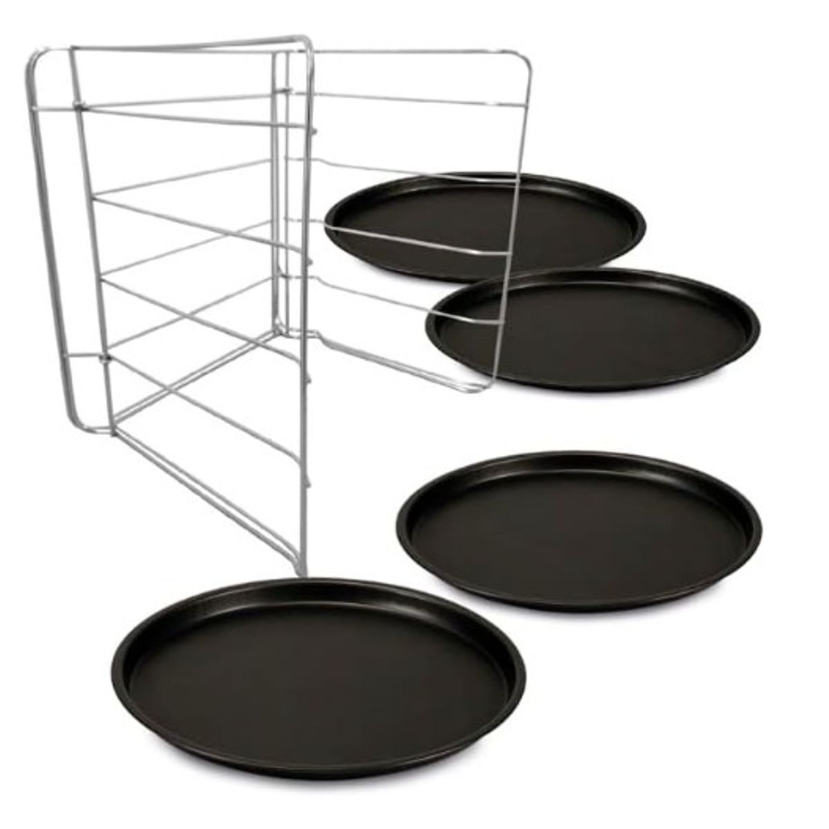 GENERICO - Juego de 4 moldes para pizza