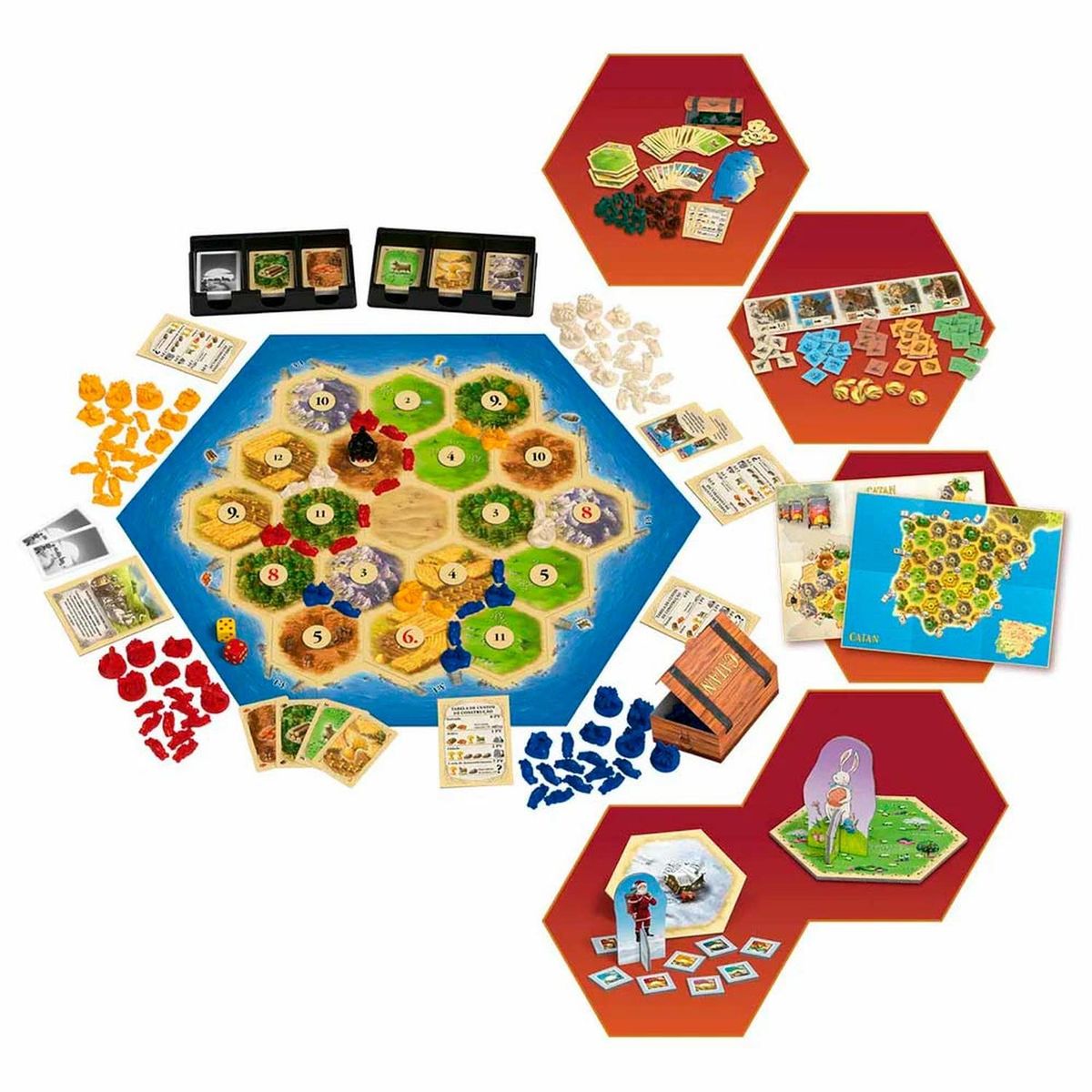 DEVIR - DEVIR JUEGO DE MESA CATAN PLUS 2023-ESPAÑOL