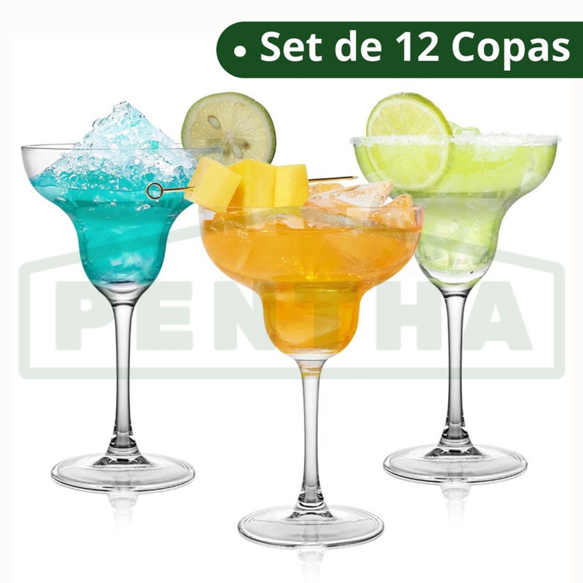 NADIR - Copa Margarita 335ml Set de 12 Copas Windsor Nadir