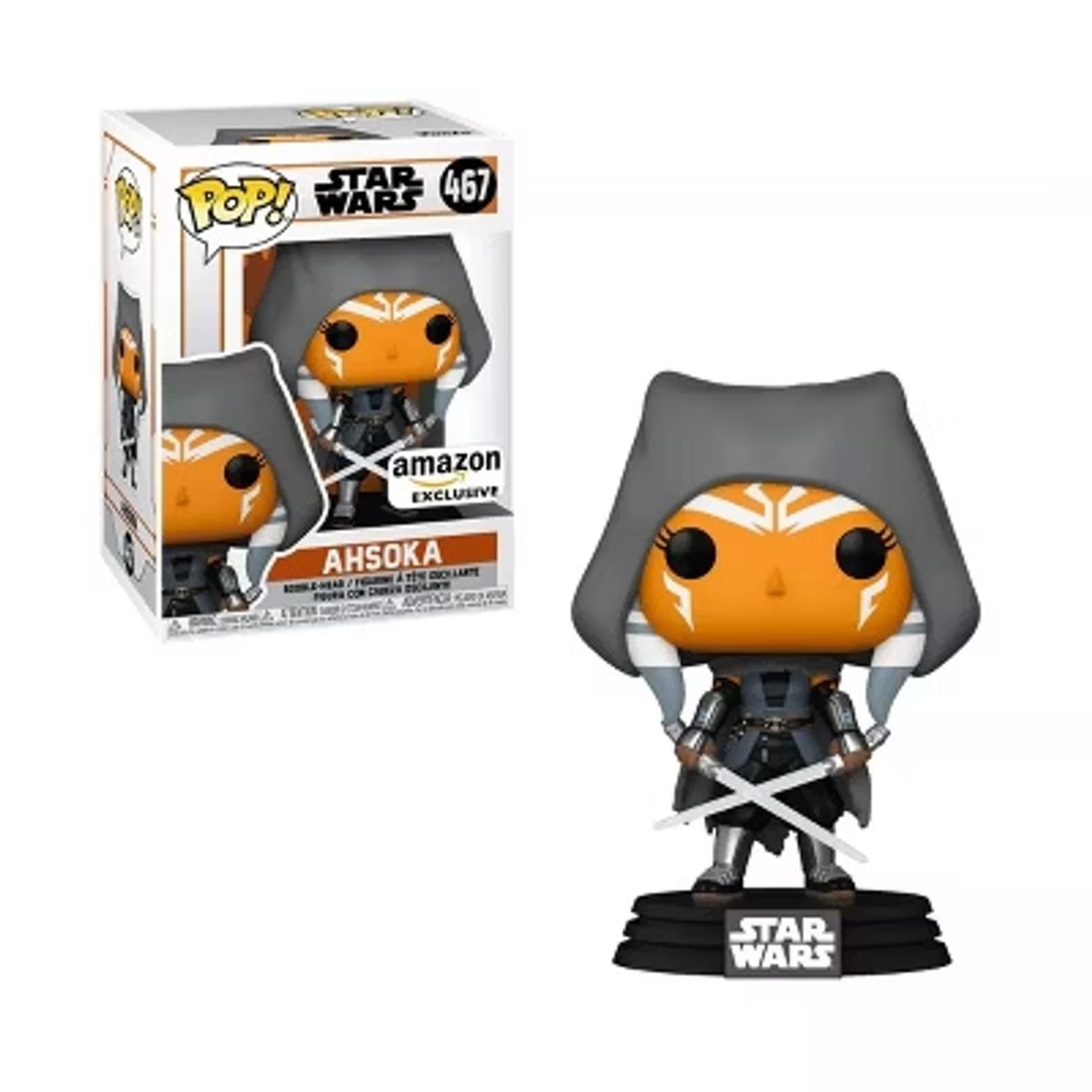 FUNKO - Funko The Mandalorian N° 467 Ahsoka Hooded Amazon Exclusive