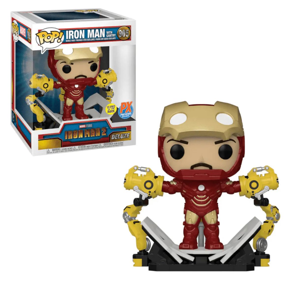 FUNKO - Funko Iron Man 2 N° 905 Iron Man GITD Px Exclusive