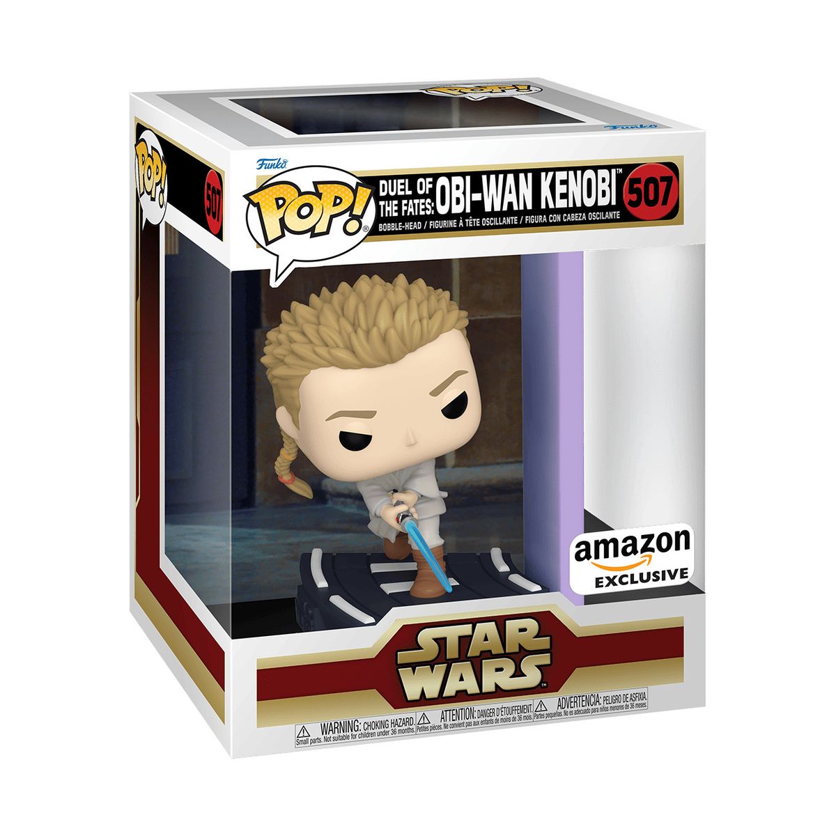 FUNKO - Funko Star Wars N° 507 Obi-Wan Kenobi Amazon Exclusive