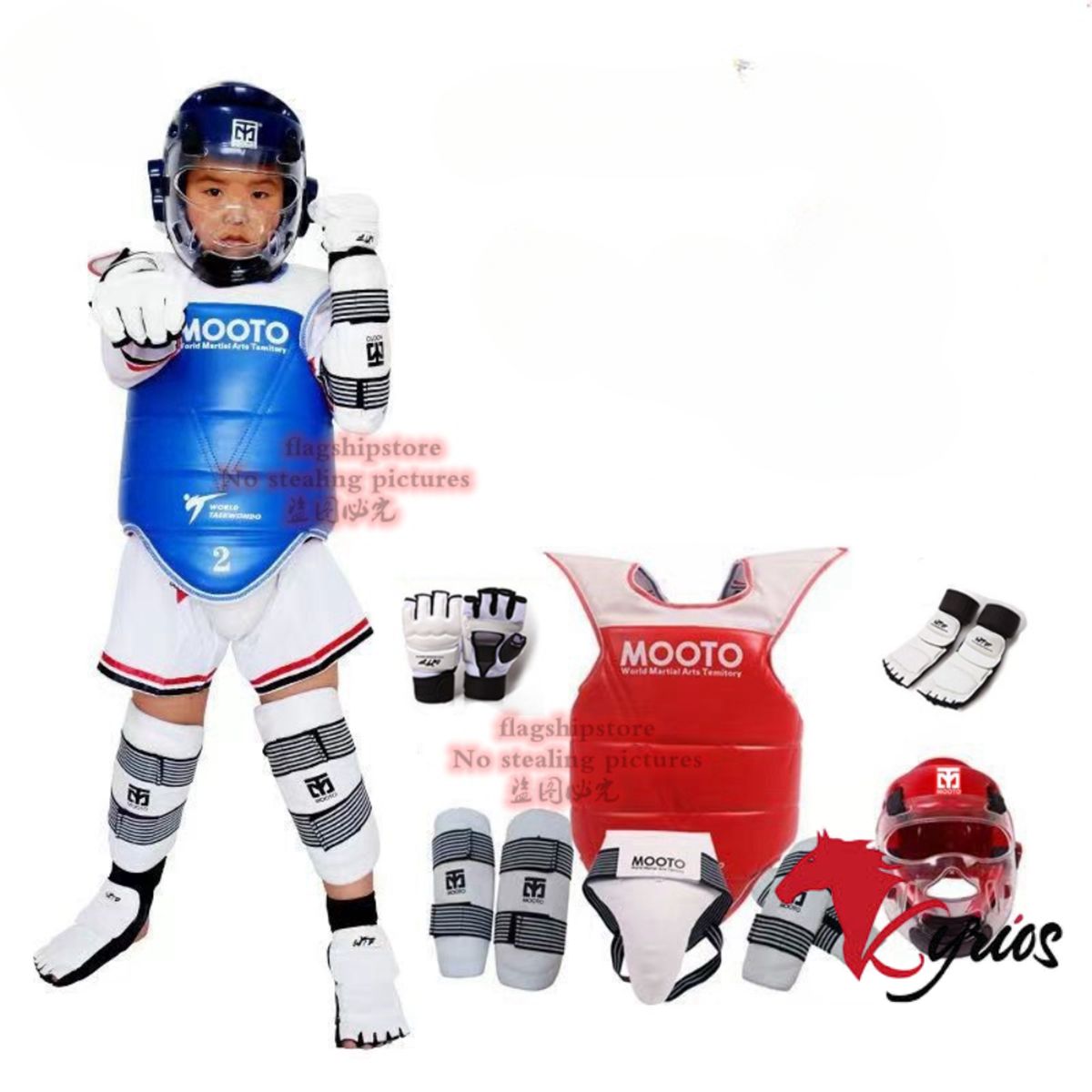 NO LOGO - SET DE TAEKWONDO TALLA 5 IMPORTADO INCLUYE MOCHILA GRATIS