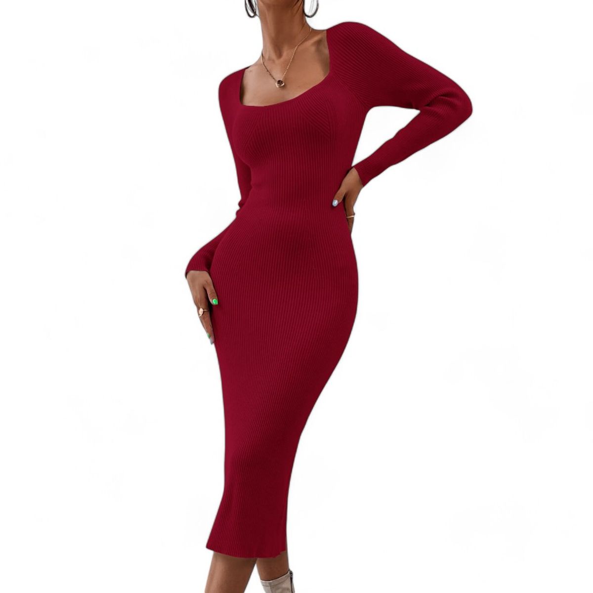 GENERICO - Vestido Fantastic Sabi810 Lara Dutta Vino