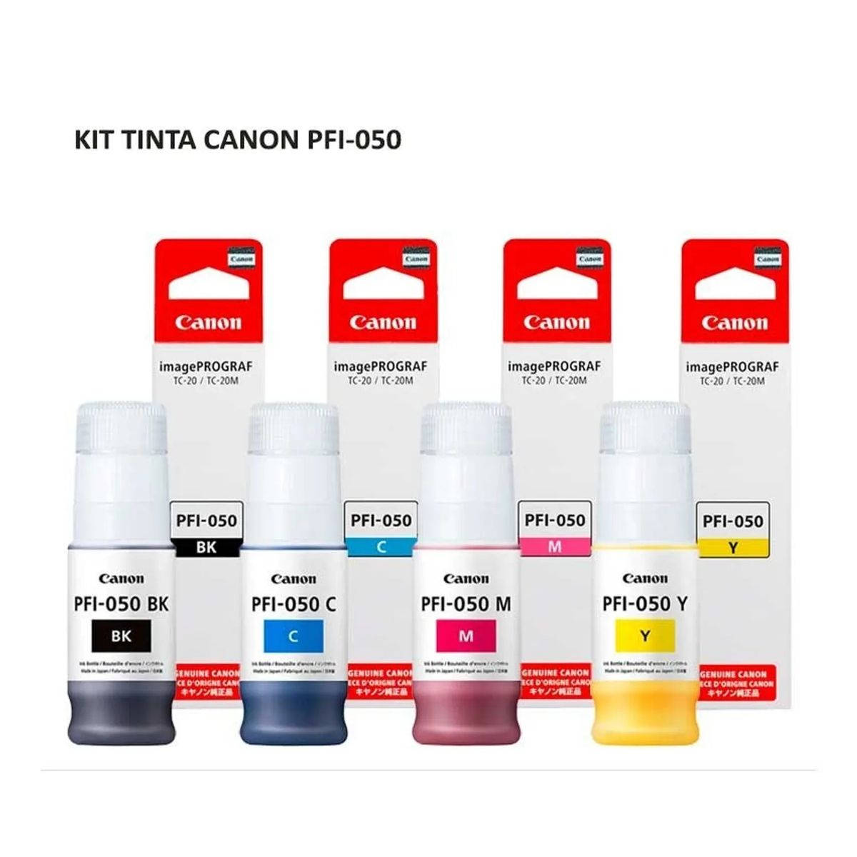 CANON - KIT TINTA CANON PFI-050 PARA TC-20 TC-20M