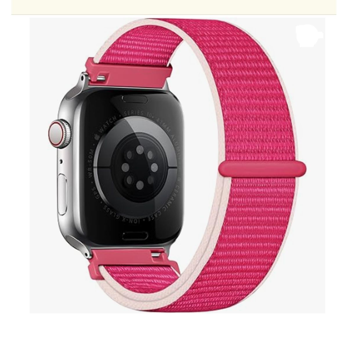 GENERICO - Correa Nylon Clásica para Apple Watch 45mm - Fucsia