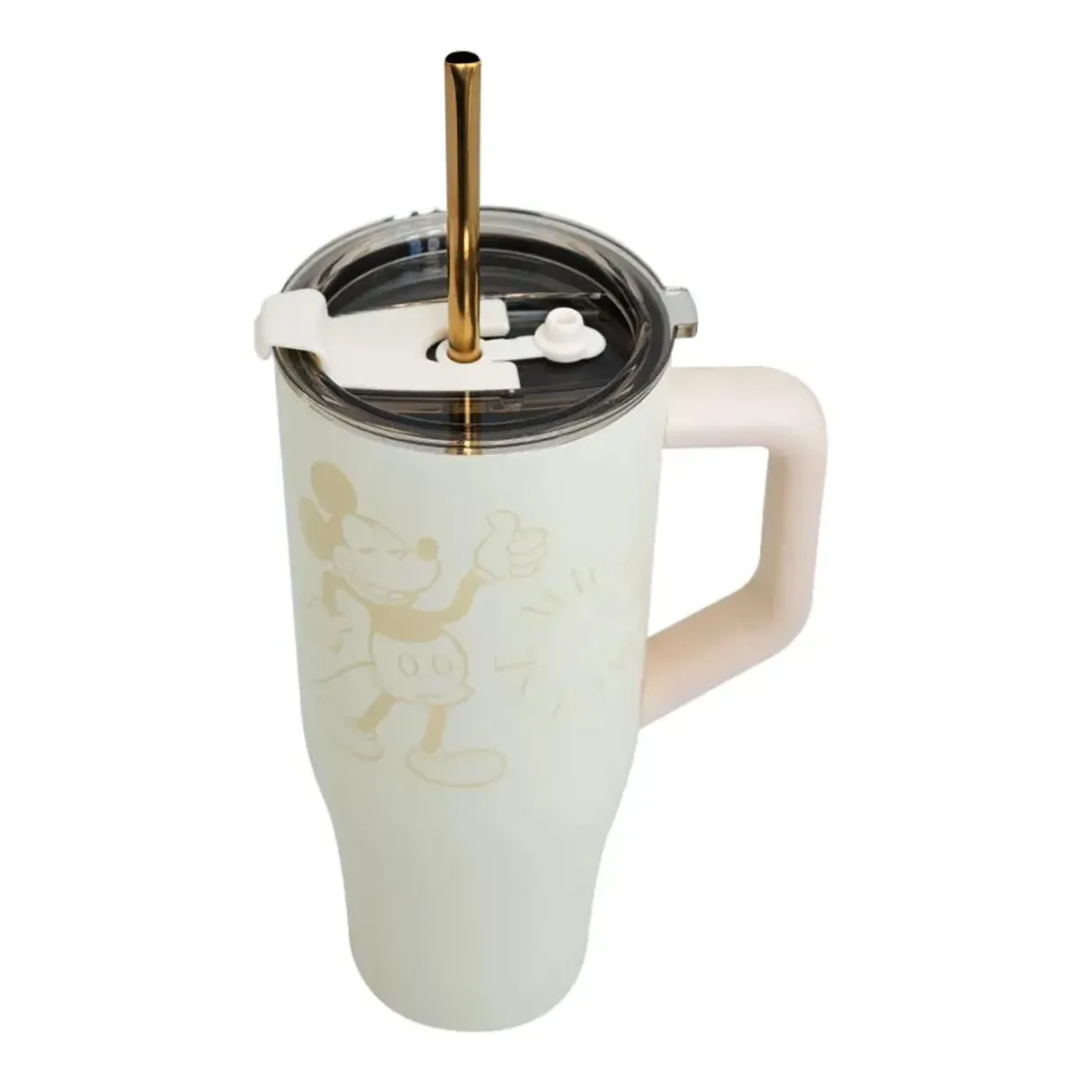 DISNEY CLASICOS - Mug Térmico Mickey Mouse Gold Disney Acero Inoxidable 1180ml