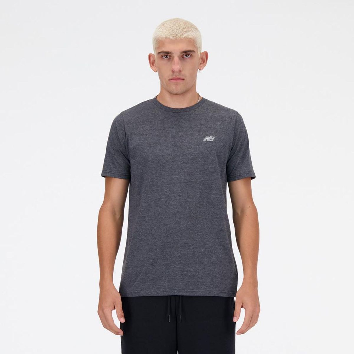 NEW BALANCE - Polo NEW BALANCE Sport Essentials Heathertech T-Shirt Hombre