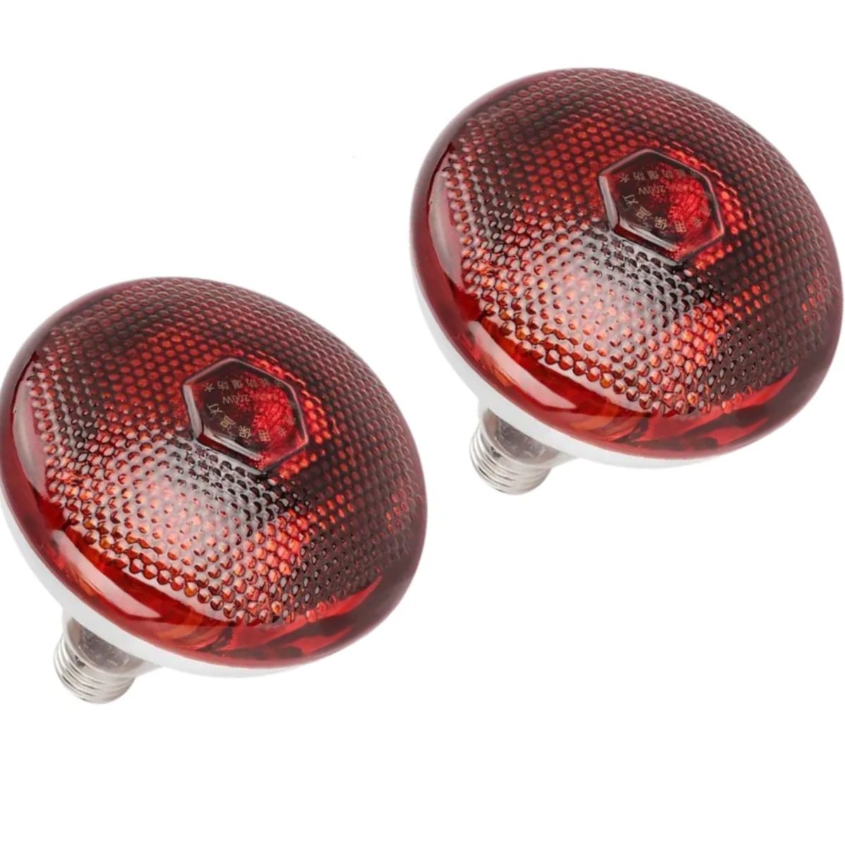 GENERICO - Pack de 2 Focos Infrarrojos Calefacción Para Cerdos Perros Pollos 200w