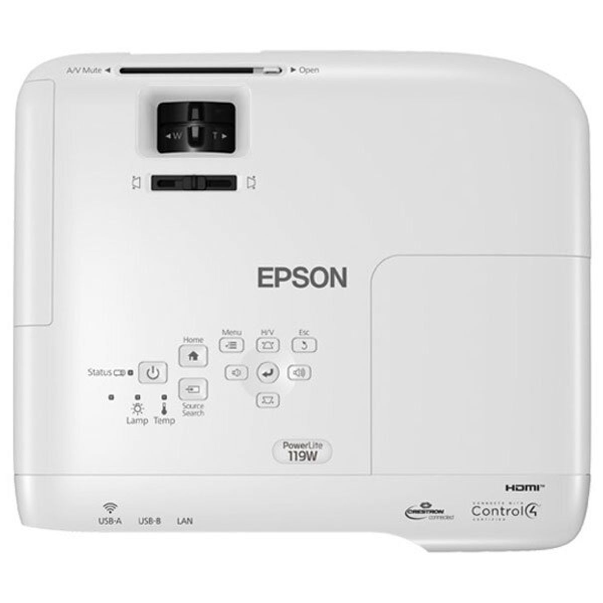 EPSON - PROYECTOR EPSON 119W 3LCD WXGA con Dial HDMI 4000LUM