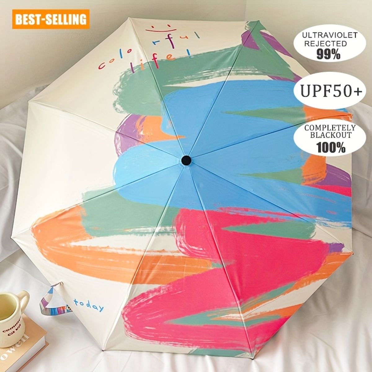 VATYERTY - Portátil para exteriores Paraguas Multicolor