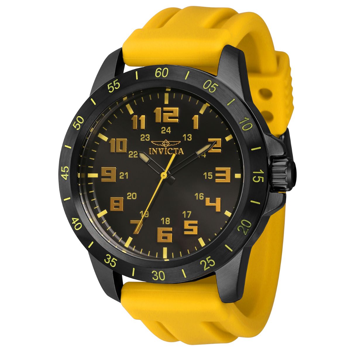 INVICTA - Reloj Invicta Pro Diver Stratus para hombre - 45 mm, amarillo (40006)