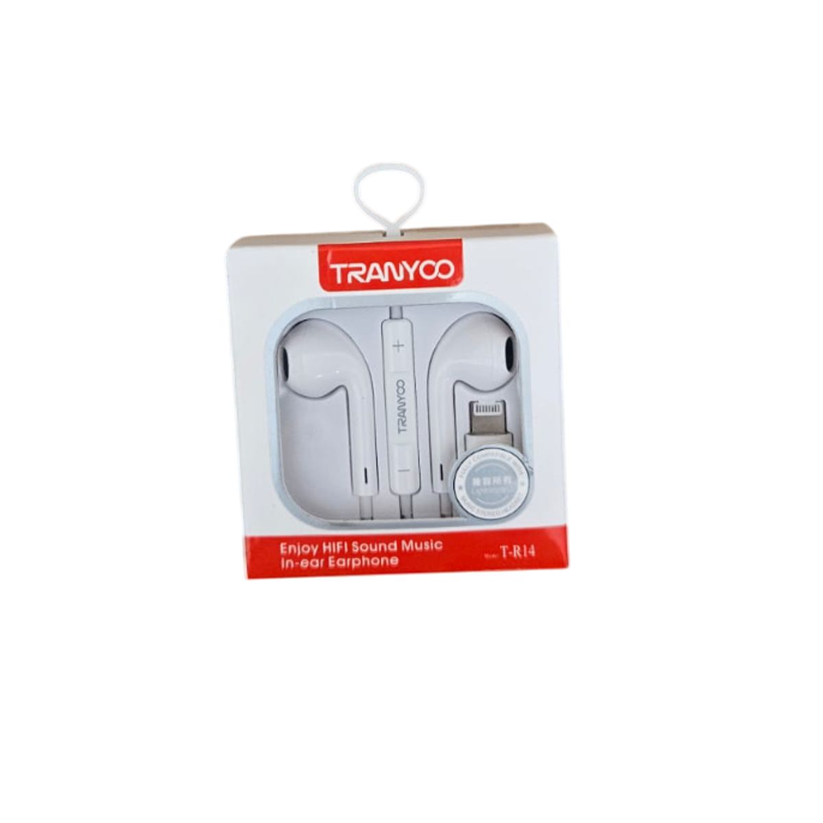 TRANYOO - AUDIFONO ENTRADA LIGHTNING Con Micro PARA IPHONE