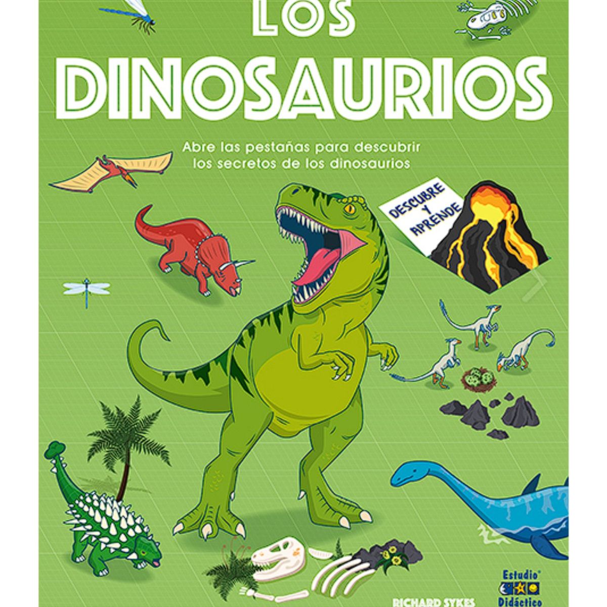 GENERICO - Los Dinosaurios - Libro con solapas - Libros para niños