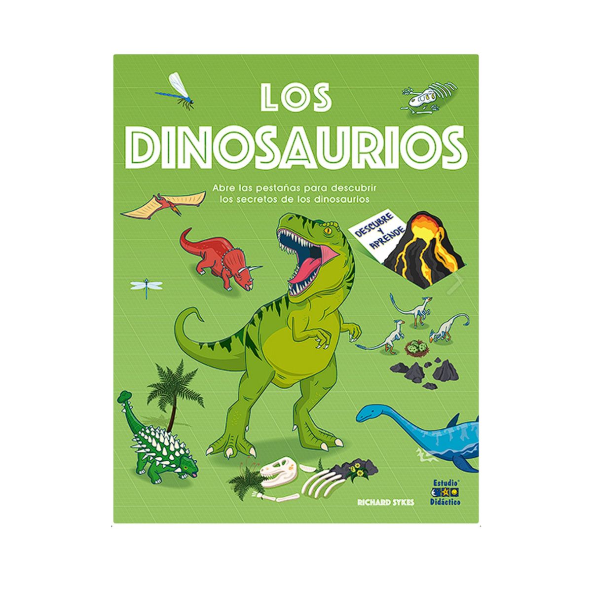 GENERICO - Los Dinosaurios - Libro con solapas - Libros para niños