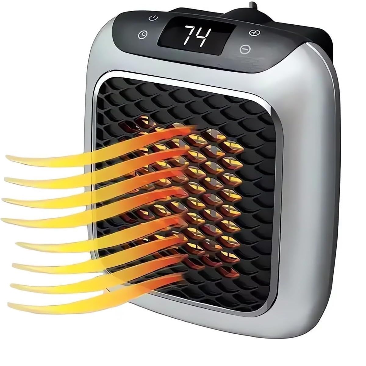 GENERICO - CALENTADOR DE 800 VATIOS CON TOMA DE PARED TURBO