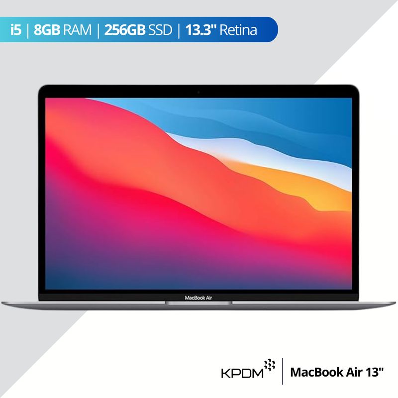 APPLE - Laptop MacBook Air 2020 i5 8GB 256GB 13.3" - Seminuevo - Gris Espacial - Grado A