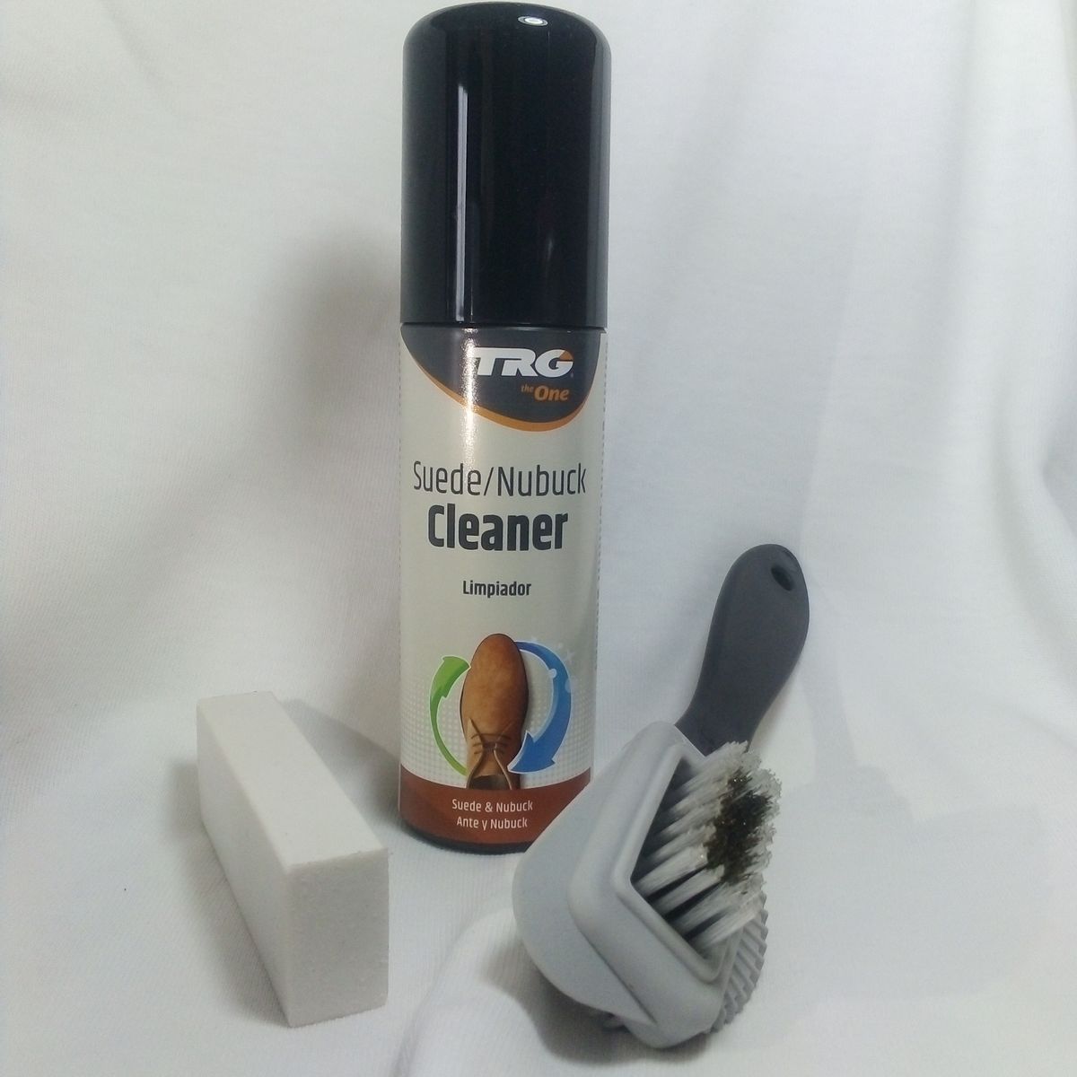 GENERICO - LIMPIADOR GAMUZA NOBUCK SHAMPOO 75 ML + CEPILLO + BORRADOR