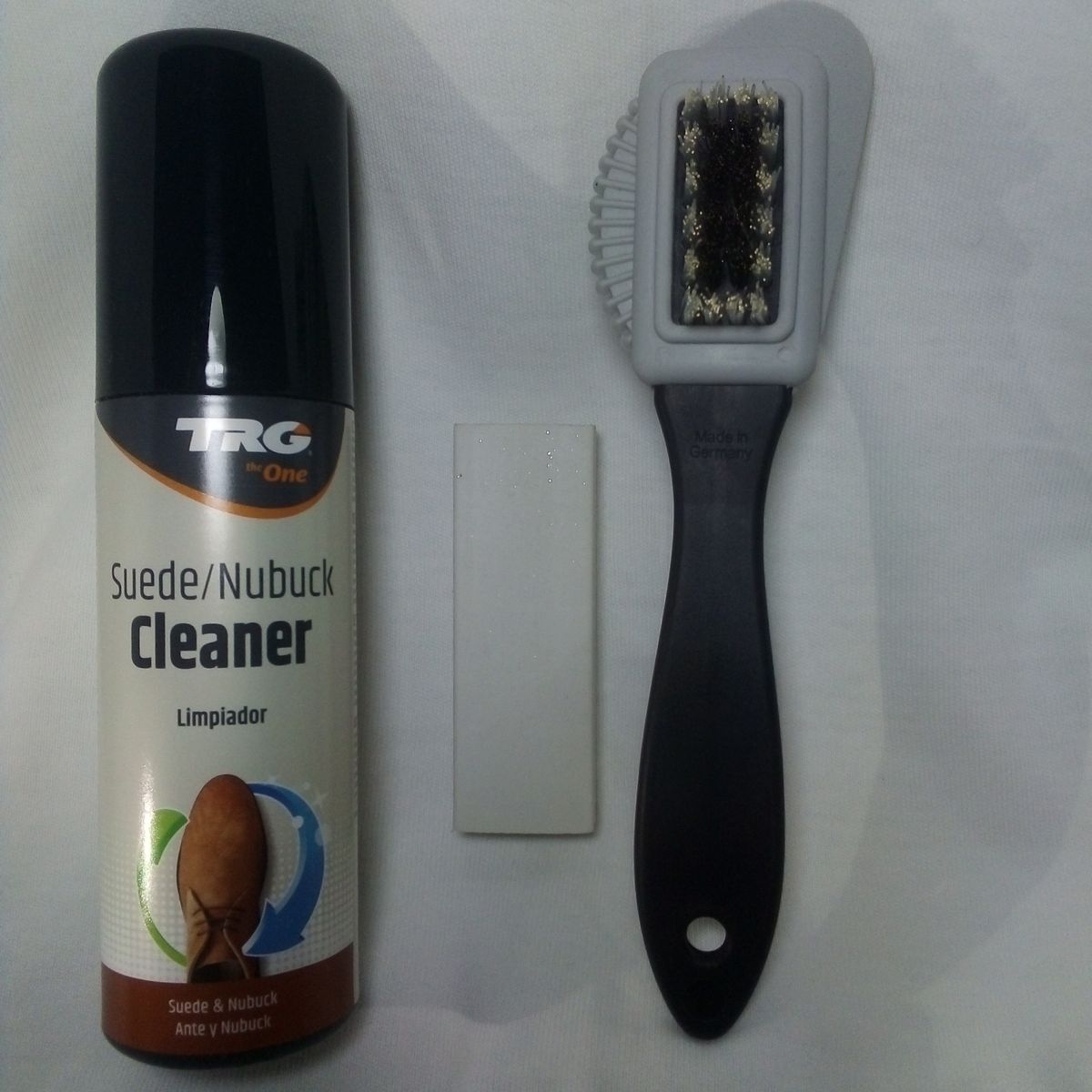 GENERICO - LIMPIADOR GAMUZA NOBUCK SHAMPOO 75 ML + CEPILLO + BORRADOR