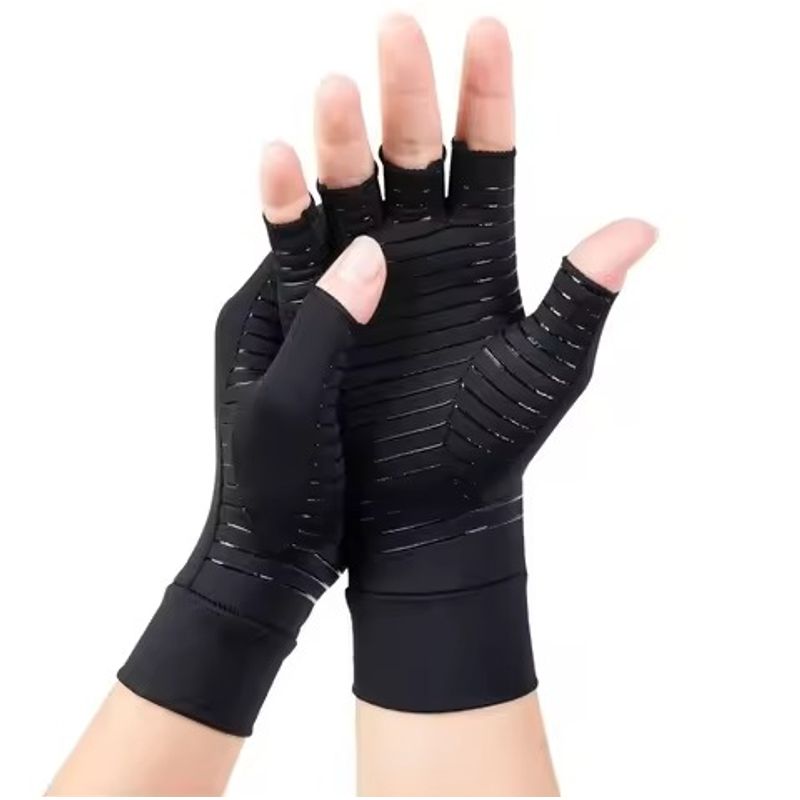 GENERICO - GUANTES DE COMPRESION ARTRITIS CON HILOS DE COBRE