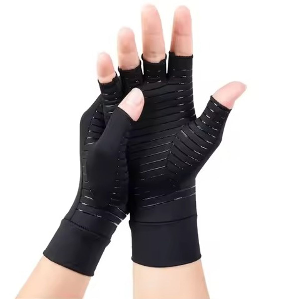 GENERICO - GUANTES DE COMPRESION ARTRITIS CON HILOS DE COBRE