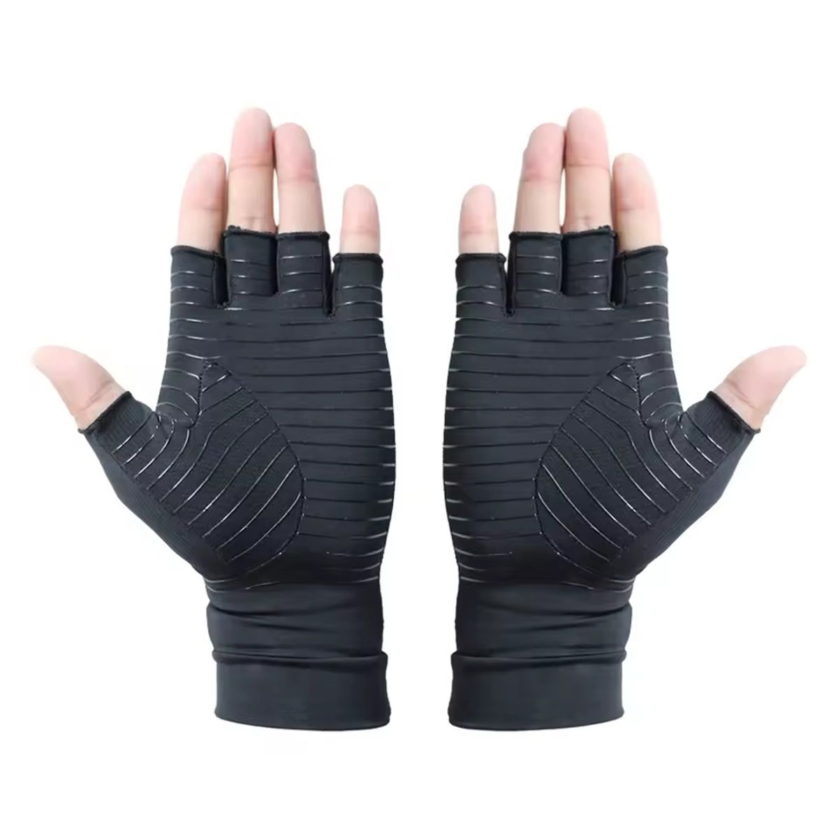 GENERICO - GUANTES DE COMPRESION ARTRITIS CON HILOS DE COBRE