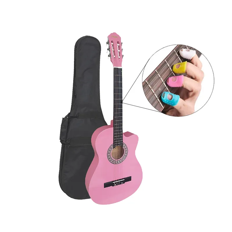 VOZZEX - VOZZEX GUITARRA ACUSTICA NYLON ROSADA