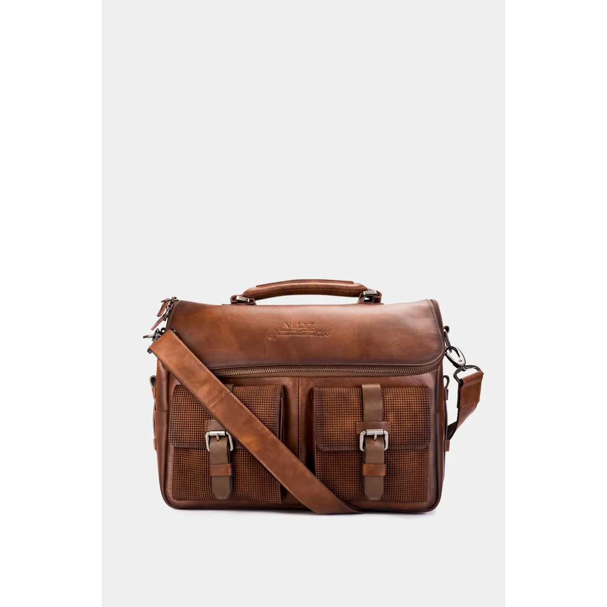 VELEZ - Vélez Maletín Portátil New Archeology De Cuero Miel