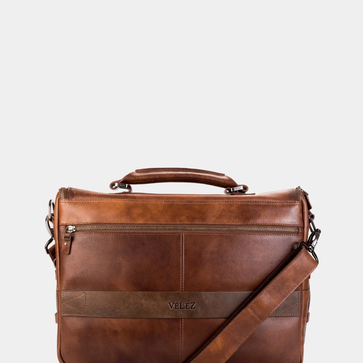 VELEZ - Vélez Maletín Portátil New Archeology De Cuero Miel