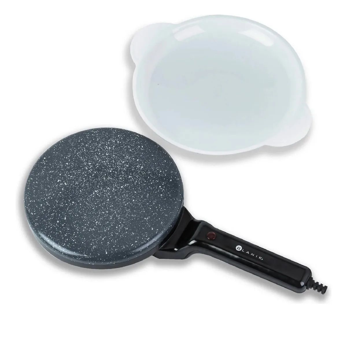 BLANIK - Crepera Electrica Blanik Antiadherente + Accesorio De Mezcla