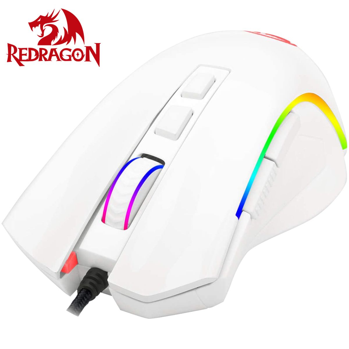 REDRAGON - Mouse Redragon M607W GRIFFIN WHITE