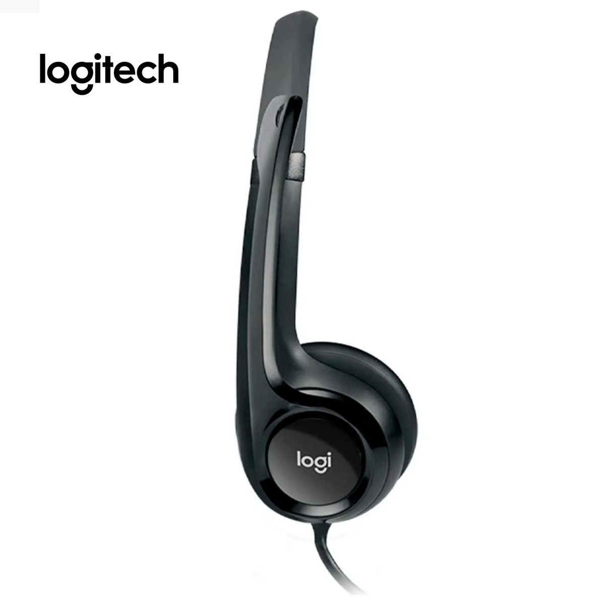 LOGITECH - AURICULARES ESTEREO ON-EAR CON MICROFONO LOGITECH H390, INTERFAZ USB-A, COLOR NEGRO