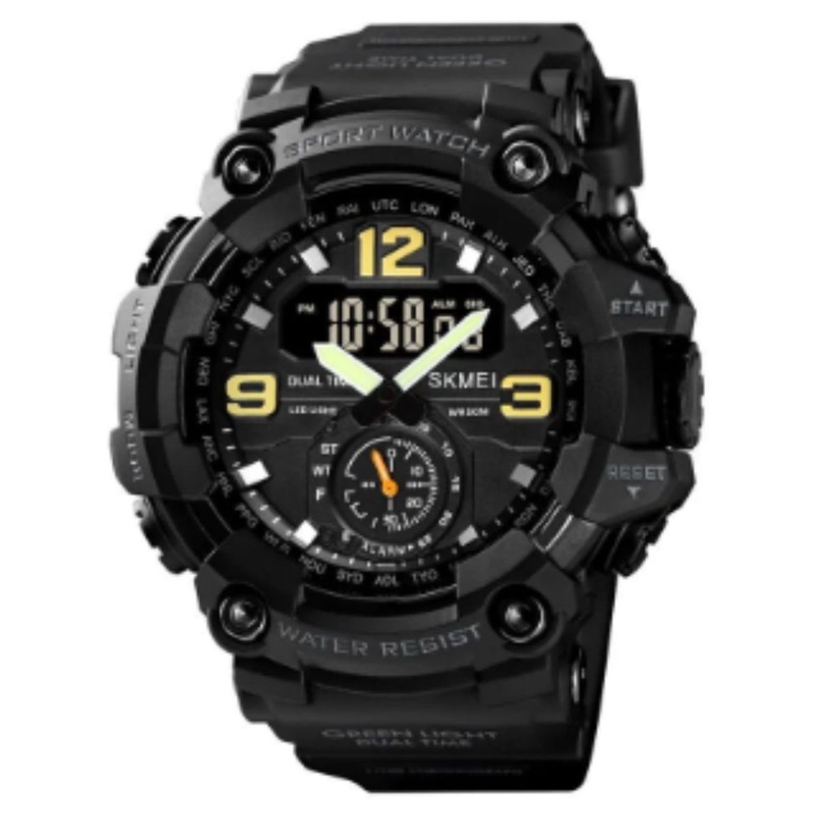 SKMEI - Reloj Skmei 1637 Digital Analogico Negro.